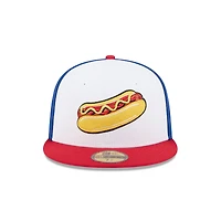 Casquette ajustée 59FIFTY blanche New Era pour homme, thème Reading Fightin Phils