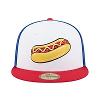 Casquette ajustée 59FIFTY blanche New Era pour homme, thème Reading Fightin Phils