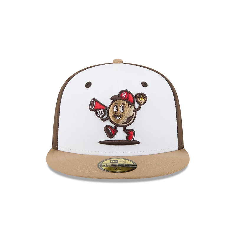Casquette ajustée 59FIFTY blanche New Era pour homme, thème Reading Fightin Phils