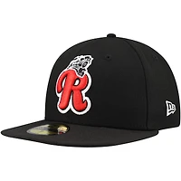 Casquette ajustée 59FIFTY noire Reading Fightin Phils Authentic Collection pour hommes