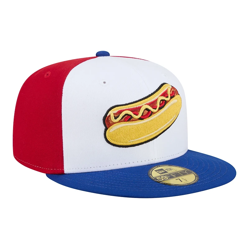 Men's New Era Red/White/Blue Reading Fightin Phils Minor League Theme Nights 59FIFTY Fitted Hat