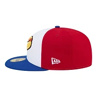 Casquette ajustée New Era 59FIFTY rouge/blanc/bleue pour homme, édition spéciale Fightin Phils Minor League Theme Nights