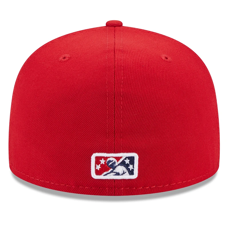 Casquette ajustée 59FIFTY avec logo alternatif pour homme, rouge Reading Phillies New Era