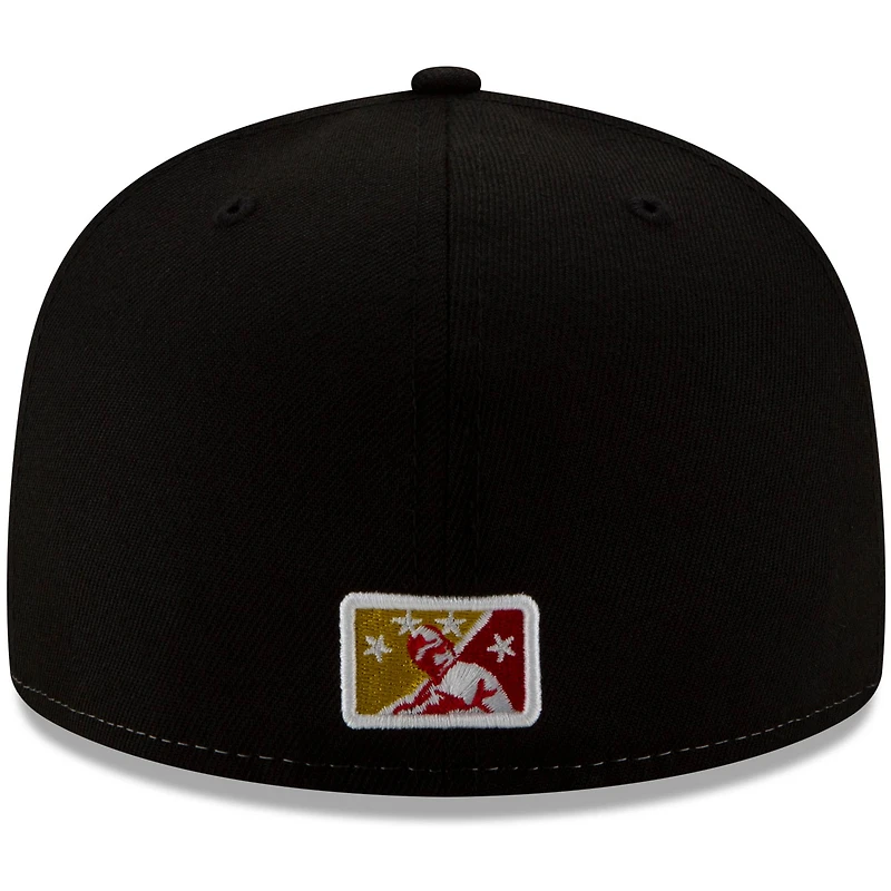 Men's New Era White/Red Luchadores de Reading Copa la Diversion 59FIFTY Fitted Hat