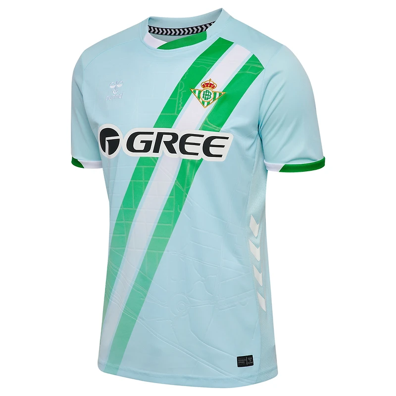 Maillot unisexe Hummel bleu clair Real Betis extérieur 2025/26