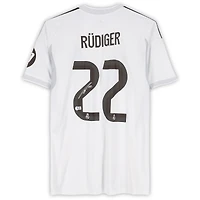 Antonio Rudiger Real Madrid Autographed White adidas 2025-26 Home Jersey
