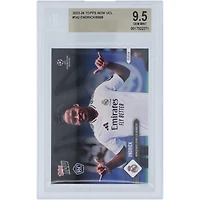 Endrick Real Madrid 2023-24 Topps maintenant Wonderkid rejoint Los Blancos 27.07.24 #142 BGS Authenticated 9.5 Rookie Card
