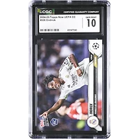 Endrick Real Madrid 2024-25 Topps Now UEFA CC Youngest UCL Goalscorer #6 CGC Authenticated 10 Rookie Card