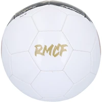 Ballon de football blanc/or autographié par Endrick Real Madrid