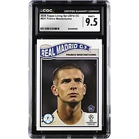 Franco Mastantuono Real Madrid 2025 Topps Living Set UEFA CC #821 CGC Authenticated Rookie Card