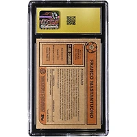 Carte de recrue Franco Mastantuono Real Madrid 2025 Topps Living Set UEFA CC #821 authentifiée CGC, état PRISTINE 10