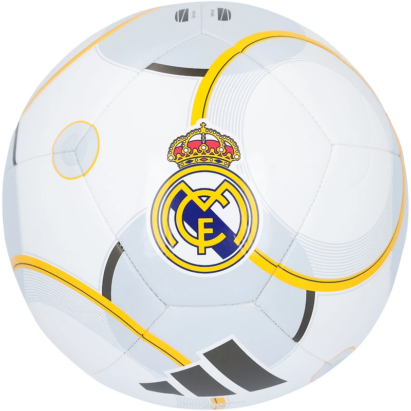 Ballon de football adidas gris/or autographié par Franco Mastantuono du Real Madrid