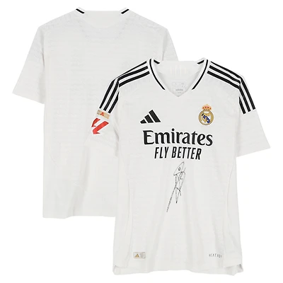 Maillot adidas blanc authentique 2024-25 signé Gareth Bale du Real Madrid - Devant