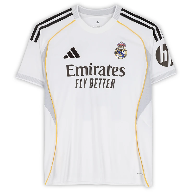Maillot domicile blanc adidas Modern autographié par José Hernández du Real Madrid