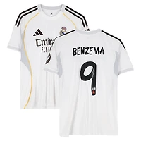Karim Benzema Real Madrid Autographed White adidas Modern Home Jersey