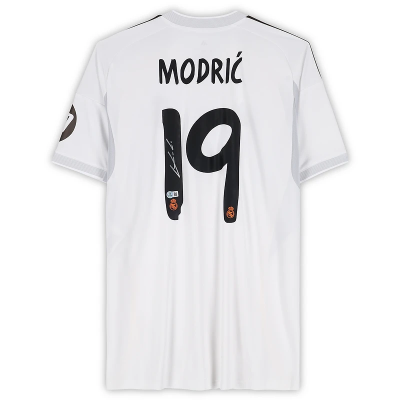Luka Modrić Real Madrid Autographed White adidas Modern Home Jersey