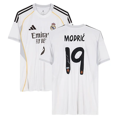 Luka Modrić Real Madrid Autographed White adidas Modern Home Jersey