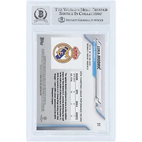 Carte 10 authentifiée signée Luka Modric du Real Madrid 2019-20 Topps Chrome UEFA #31 Beckett Fanatics Witnessed