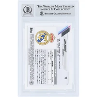 Luka Modric Real Madrid Autographed 2020-21 Topps Japan #75 Beckett Fanatics Witnessed Authenticated 10 Card