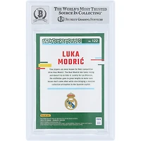 Luka Modric Real Madrid Autographed 2023-24 Panini Donruss Optic #122 Beckett Fanatics Witnessed Authenticated 10 Card 