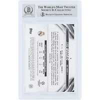 Carte 10 autographiée par Luka Modric du Real Madrid 2023-24 Topps Chrome UEFA #5 Beckett Fanatics Witnessed Authenticated