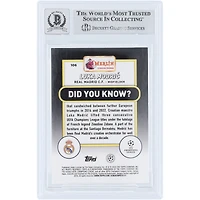 Luka Modric Real Madrid Autographié 2023-24 Topps Merlin UEFA #106 Beckett Fanatics Witnessed Authenticated 10 Card