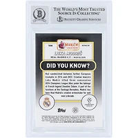 Luka Modric Real Madrid Autographed 2023-24 Topps Merlin UEFA Refractor #106 Beckett Fanatics Witnessed Authenticated 10 Card 