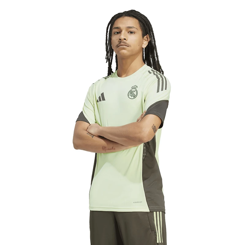 Men's adidas  White Real Madrid 2025/26 AEROREADY Training Jersey