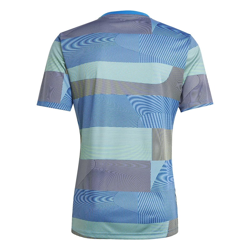 Haut d'avant-match adidas bleu Real Madrid 2025/26 AEROREADY pour homme