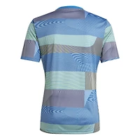 Haut d'avant-match adidas bleu Real Madrid 2025/26 AEROREADY pour homme