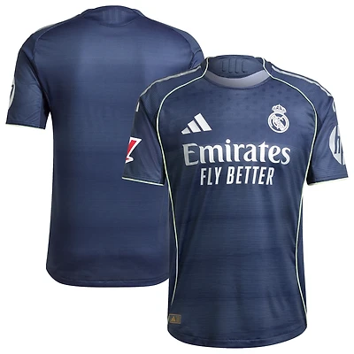 Men's adidas Blue Real Madrid 2025/26 Away Authentic Jersey