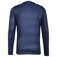 Maillot adidas bleu à manches longues pour homme Real Madrid 2025/26 Extérieur Authentic