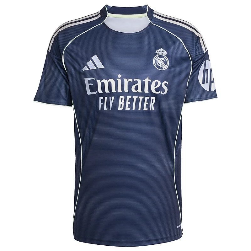 Maillot réplique extérieur adidas bleu Real Madrid 2025/26 pour homme