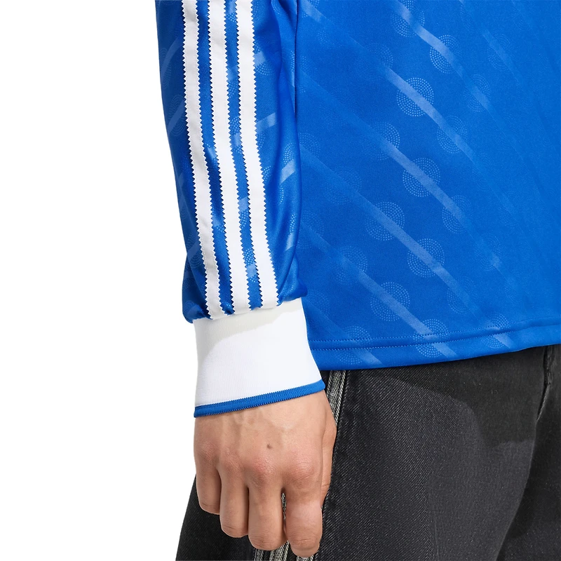 Maillot adidas bleu à manches longues pour homme Real Madrid 2025/26 Third Replica