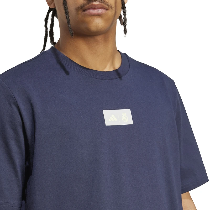 Men's adidas Blue Real Madrid Jersey Hook T-Shirt