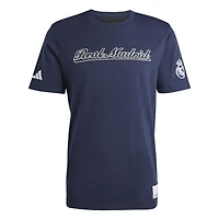 T-shirt adidas bleu Real Madrid US Pack pour homme