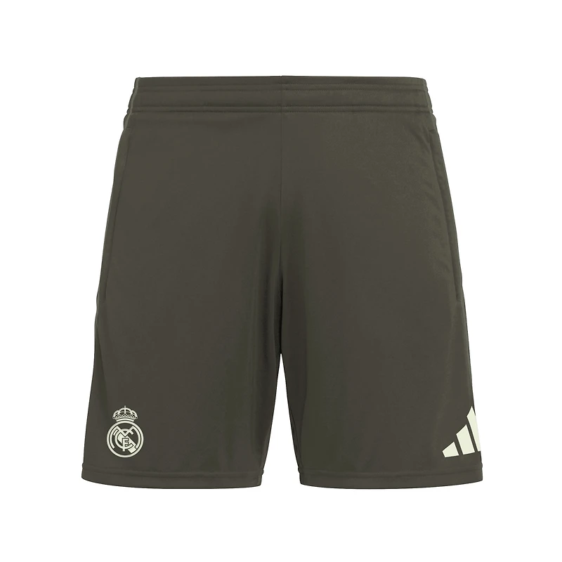 Men's adidas Gray Real Madrid 2025/26 AEROREADY® Training Shorts