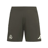 Short d'entraînement adidas gris Real Madrid 2025/26 AEROREADY® pour homme