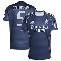 Men's adidas Jude Bellingham White Real Madrid 2025/26 Home Replica Jersey