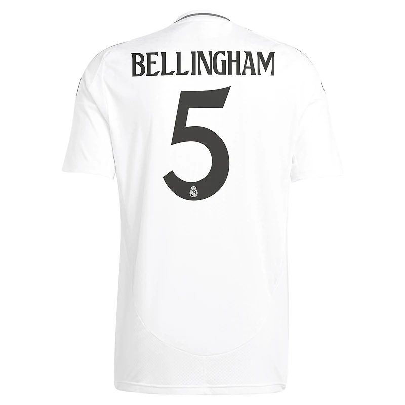 Men's adidas Jude Bellingham White Real Madrid 2024/25 Home Replica Player Jersey