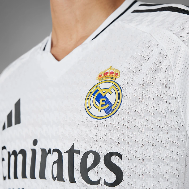 Maillot de joueur authentique adidas Kylian Mbappé blanc Real Madrid 2024/25 domicile pour homme