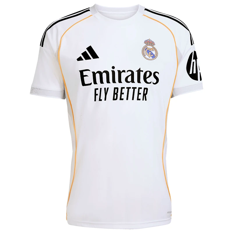 Maillot de joueur adidas Kylian Mbappé blanc Real Madrid 2025/26 domicile réplique pour homme