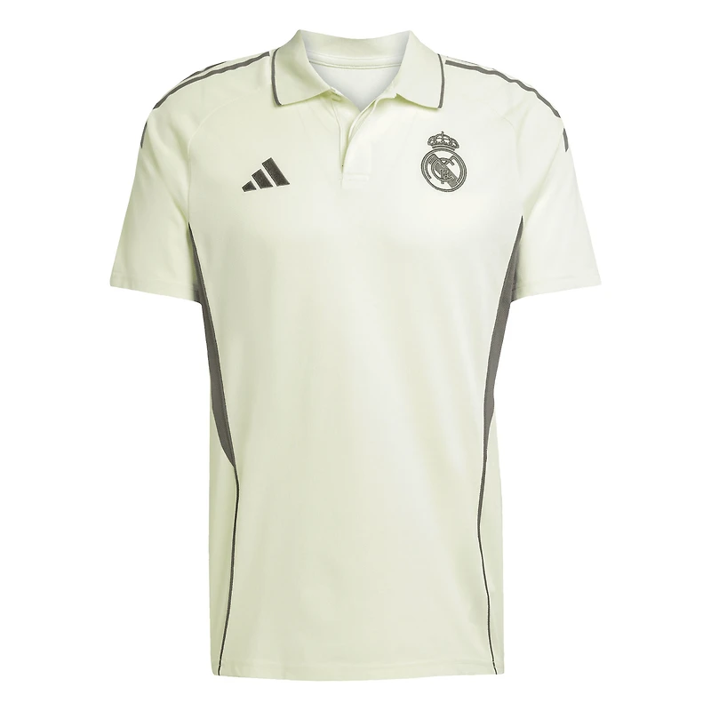 Polo d'entraînement adidas vert clair Real Madrid 2025/26 pour homme