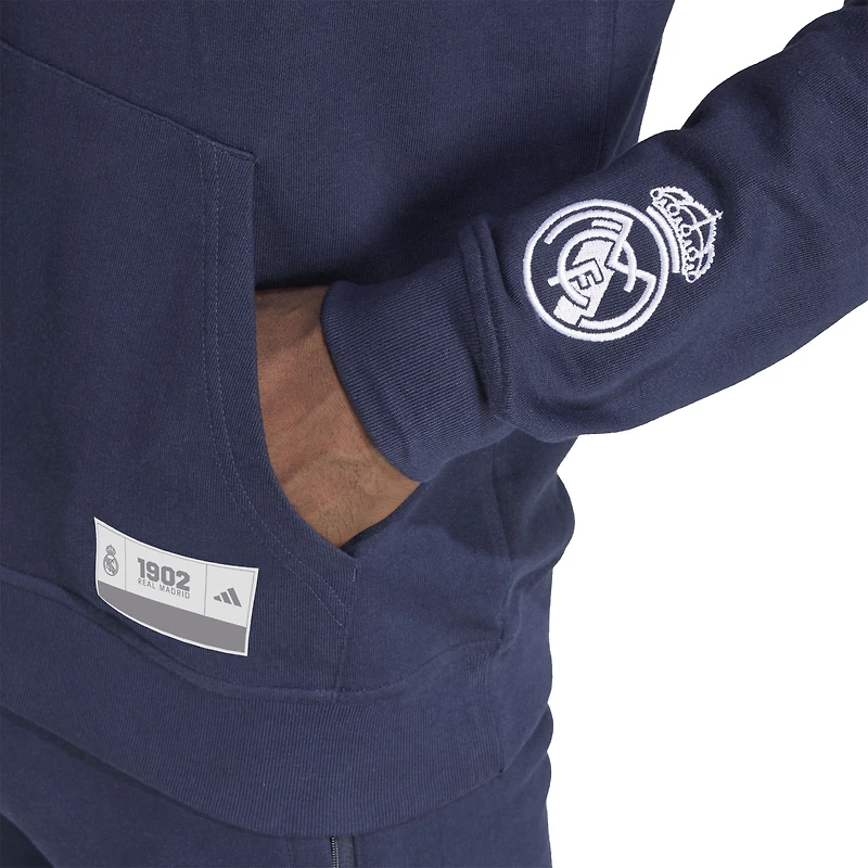 Men's adidas  Navy Real Madrid US Pack Hoodie