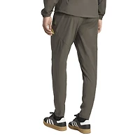 Men's adidas Olive Real Madrid 2025/26 Tiro Vis Tech AEROREADY Travel Pants