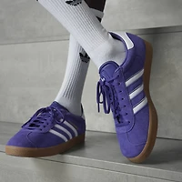 Men's adidas Originals  Purple Real Madrid Terrace Icons Collection Gazelle Shoes