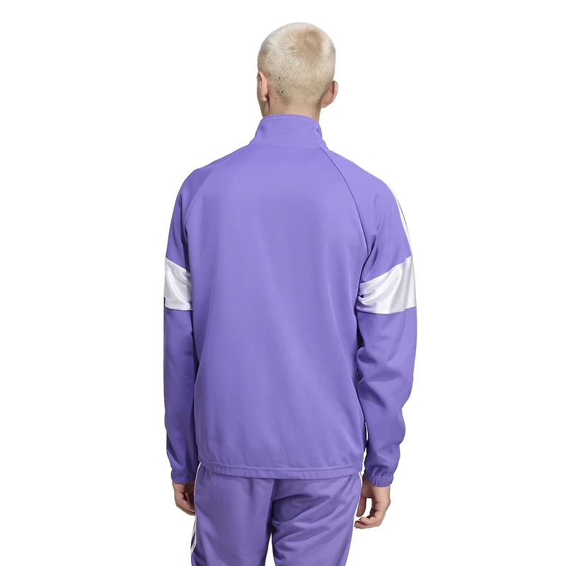 Men's adidas Purple Real Madrid Lifestyler Full-Zip Track Jacket