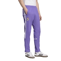 Pantalon de survêtement adidas violet Real Madrid Lifestyle pour homme