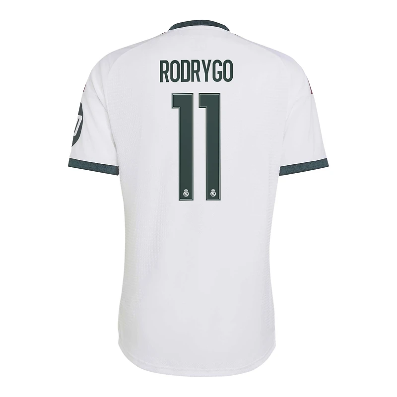 Men's adidas Rodrygo White Real Madrid 2026/27 Home On-Field Authentic Jersey