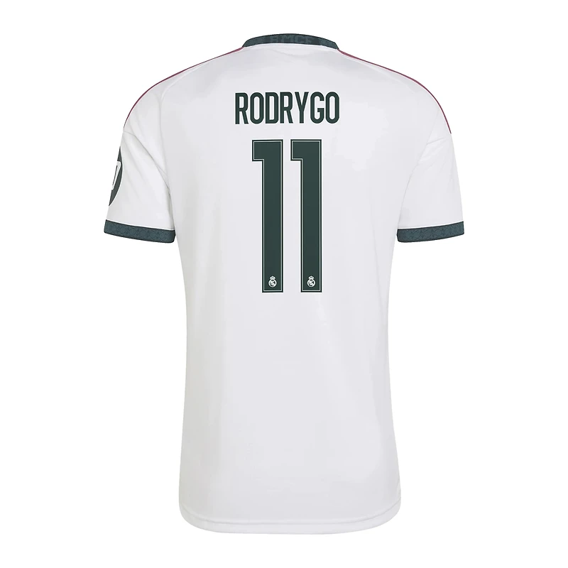 Men's adidas Rodrygo White Real Madrid 2026/27 Home Replica Jersey